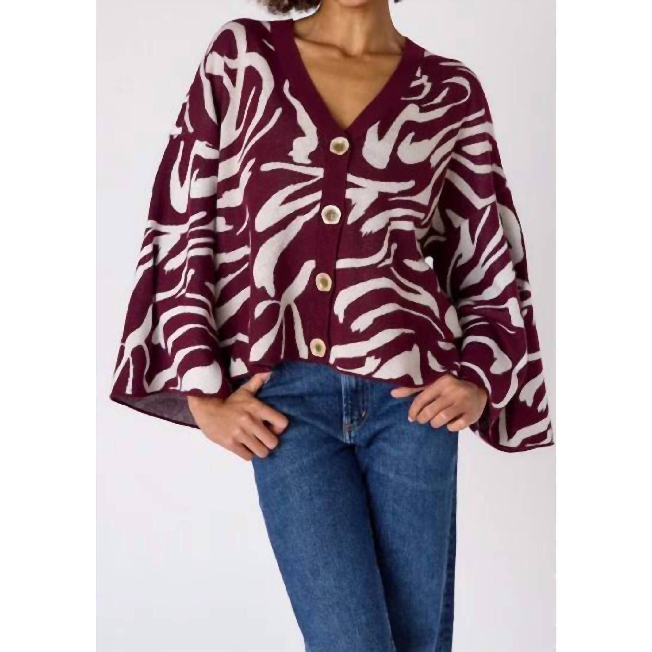 New Crosby By Mollie Burch Esme Boxy Top In Zebra